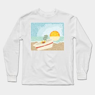 Mosaico Estilo Gaudi Espeto Playa Long Sleeve T-Shirt